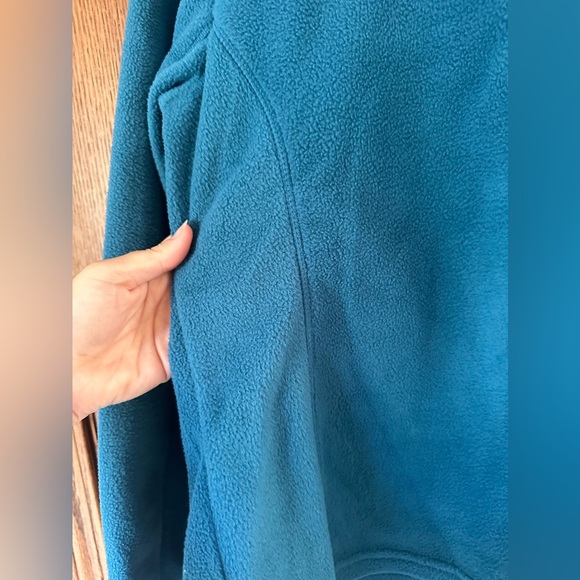 NWT Swiss Alps Polar Performance Fleece 1/4 Zip in Teal/Blue Size Medium - Picture 4 of 7